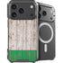 Ireland Flag Dark Wood iPhone 17 Pro Max MagSafe Case